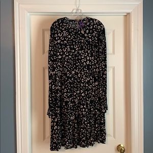 Seraphine animal print maternity dress